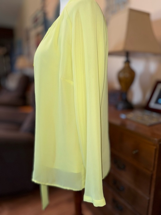 Worthington 2 pc Set Tie-Neck Blouse and Camisole - Picture 3 of 13